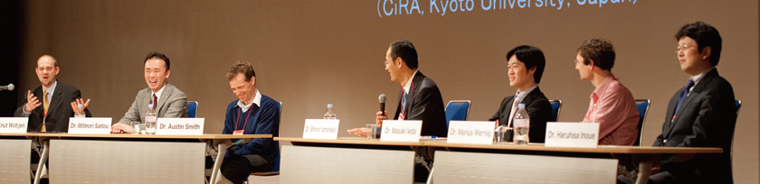 The CiRA International Symposium 2012, titled “Advances in Nuclear Reprogramming and Stem Cell Research,” was held at Kyoto University on February 23, 2012.